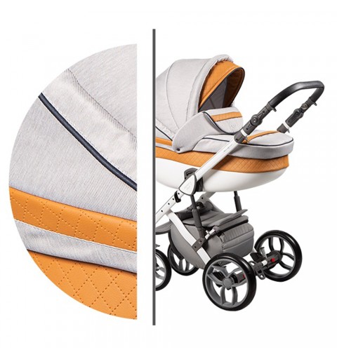 Baby Merc Faster - wózek wielofunkcyjny, zestaw 2w1 z opcją 3w1 i 4w1 | F/19C